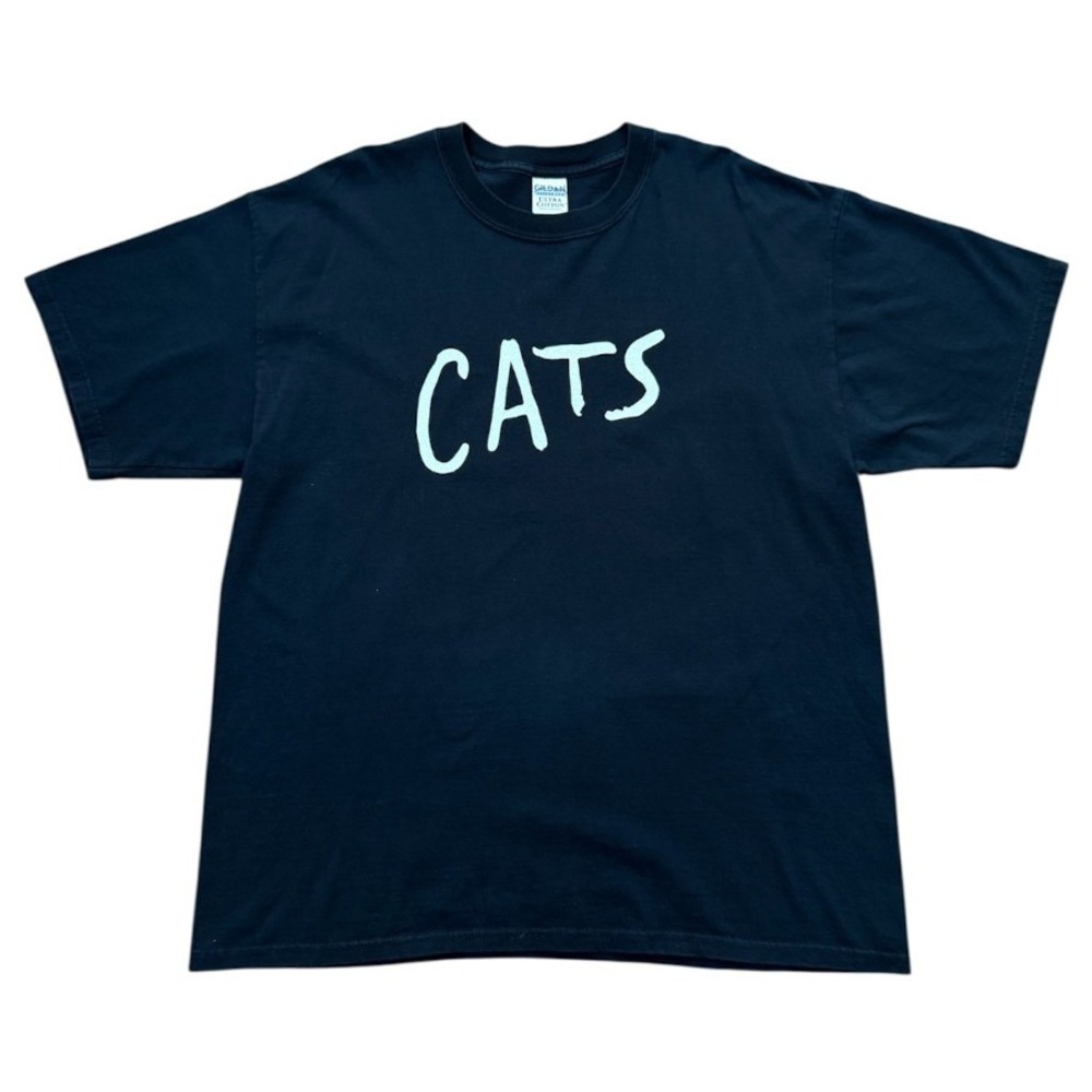 Vintage Y2K CATS Eyes Broadway Show Musical Andrew Lloyd Webber Graphic T-shirt